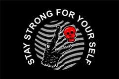 Stay Strong For Yourself - T Shirt Design Product Image 3