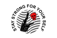 Stay Strong For Yourself - T Shirt Design Product Image 2