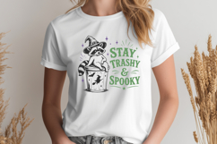 Stay Trashy Stay Spooky SVG, Funny Halloween Raccoon PNG Product Image 2