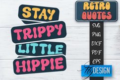 Retro Design | Retro Quotes | Quotes 80&#039;s SVG | SVG File v.2 Product Image 1