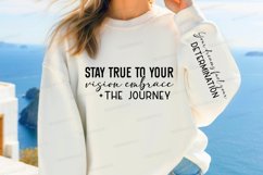 Stay True To Your Vision Sleeve SVG, Motivational SVG Design Product Image 2