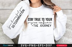 Stay True To Your Vision Sleeve SVG, Motivational SVG Design Product Image 1