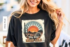 Stay Wild Desert Child T shirt Design