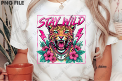 Stay Wild Leopard Summer PNG Product Image 2