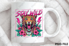Stay Wild Leopard Summer PNG Product Image 3