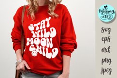 Stay wild moon child svg, mom svg Product Image 1
