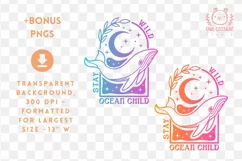 Stay Wild Ocean Child PNG