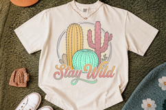 Stay wild PNG,Cactus Sublimation Design Product Image 2