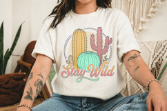 Stay wild PNG,Cactus Sublimation Design Product Image 3