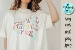 Stay Wild Svg, stay wild png, stay wild sublimation Product Image 2