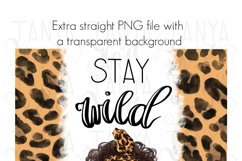 Stay Wild Tumbler Digital Sublimation Design Product Image 6