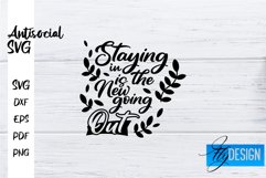 Antisocial Quotes SVG | Sarcastic Quotes|Funny Quotes Design Product Image 1