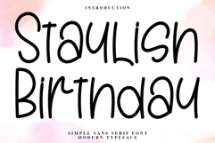 Staylish Birthday Product Image 1