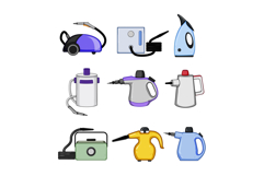 steam cleaner set cartoon Product Image 1