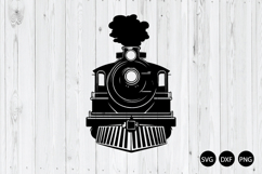 Steam Locomotive Train, Train SVG, Train Silhouette SVG Product Image 1