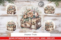 Wind Spinner Steamer Trunk Product Image 1