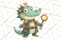 Cute Steampunk Baby Animal Clipart PNG for Printables Product Image 5