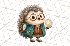 Cute Steampunk Baby Animal Clipart PNG for Printables Product Image 2