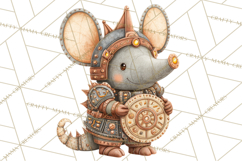 Cute Steampunk Baby Animal Clipart PNG for Printables Product Image 4