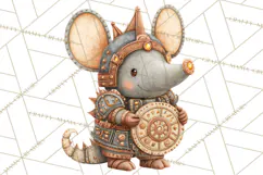 Cute Steampunk Baby Animal Clipart PNG for Printables Product Image 4