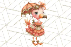 Cute Steampunk Baby Animal Clipart PNG for Printables Product Image 5