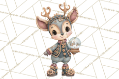 Cute Steampunk Baby Animal Clipart PNG for Printables Product Image 3