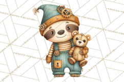 Cute Steampunk Baby Animal Clipart PNG for Printables Product Image 2