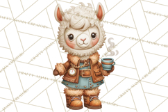 Cute Steampunk Baby Animal Clipart PNG for Printables Product Image 3