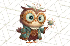 Cute Steampunk Baby Animal Clipart PNG for Printables Product Image 3