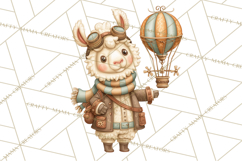 Cute Steampunk Baby Animal Clipart PNG for Printables Product Image 2