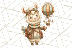 Cute Steampunk Baby Animal Clipart PNG for Printables Product Image 2