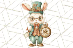 Cute Steampunk Baby Animal Clipart PNG for Printables Product Image 5