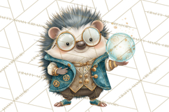 Cute Steampunk Baby Animal Clipart PNG for Printables Product Image 2