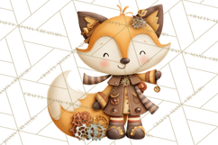 Cute Steampunk Baby Animal Clipart PNG for Printables Product Image 3
