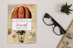 Steampunk Balloon Vintage Junk Journal Page Product Image 2