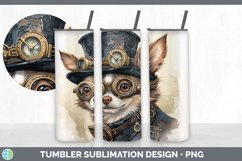 GorgeousWatercolor Chihuahuas Tumbler design.
