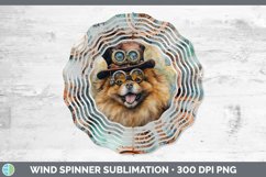 GorgeousWatercolor Chow Chows Wind Spinner design.