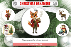 Ornament Steampunk Christmas Animals Product Image 1
