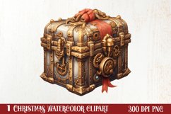 Steampunk Christmas Sublimation Clipart, Steampunk Christmas Product Image 1