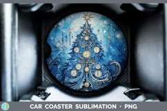 GorgeousSteampunk Christmas Car Coaster design.