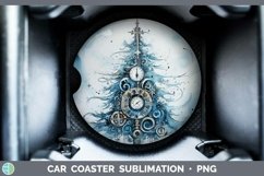 GorgeousSteampunk Christmas Car Coaster design.