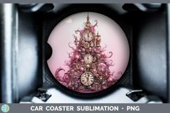 GorgeousSteampunk Christmas Car Coaster design.