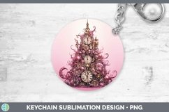 GorgeousSteampunk Christmas Keychain design.