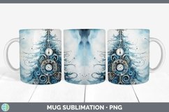 GorgeousSteampunk Christmas Mug Wrap design.