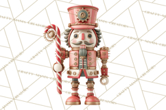 Steampunk Christmas Clipart Santa Elf Reindeer Ornaments Product Image 3