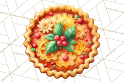 Steampunk Christmas Clipart Santa Elf Reindeer Ornaments Product Image 4