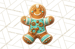 Steampunk Christmas Clipart Santa Elf Reindeer Ornaments Product Image 4