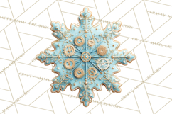 Steampunk Christmas Clipart Santa Elf Reindeer Ornaments Product Image 5