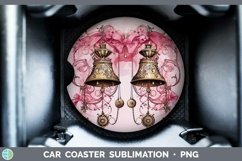 GorgeousSteampunk Christmas Car Coaster design.