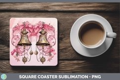 GorgeousSteampunk Christmas Square Coaster design.